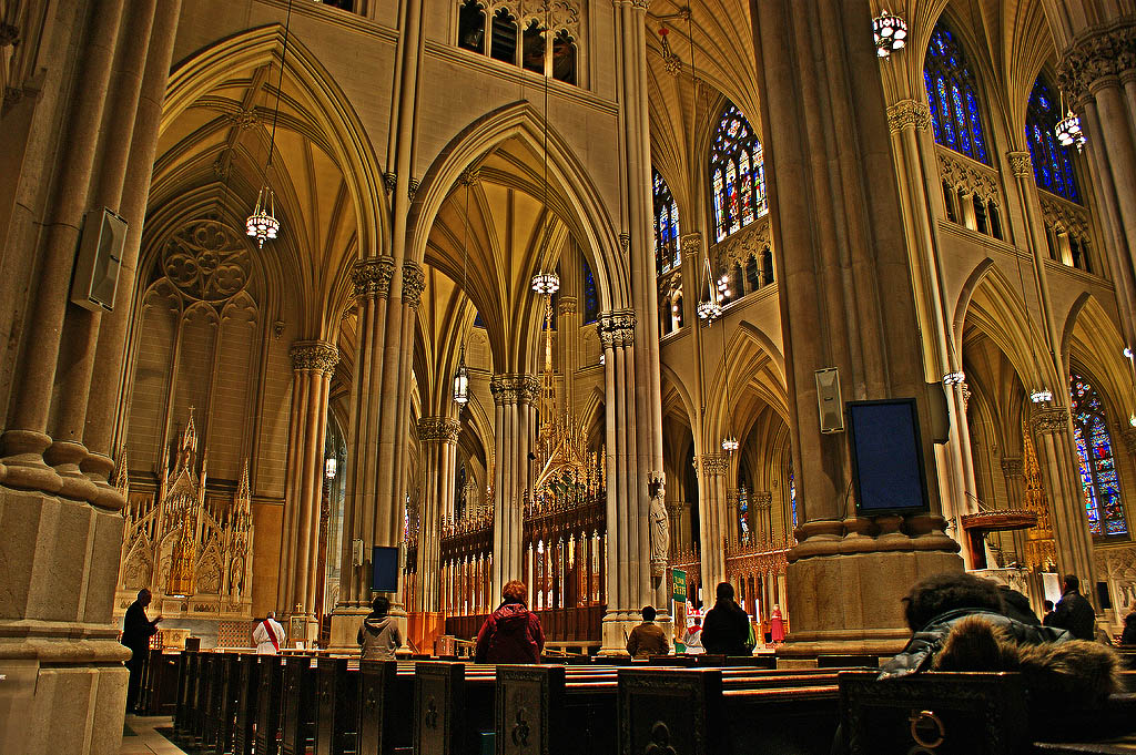 Saint Patrick's Cathedral. Transept -- north end.