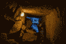 Some caves have motion-activated lamps.